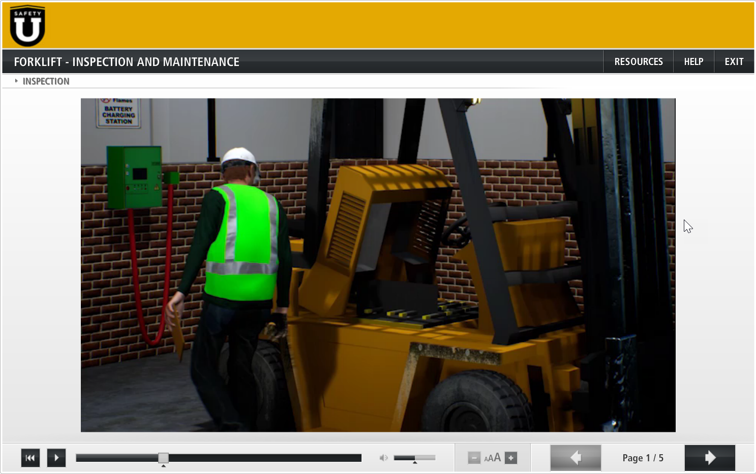 Forklift 2 Inspection and Maintenance Online Training Course